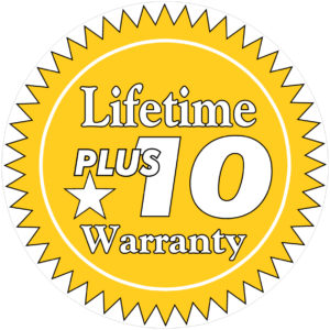 Lifetime Plus 10 Warranty Icon