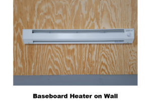 Baseboard Heater on Wall