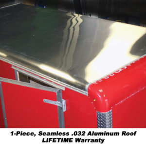 1-Piece, Seamless 0.32 Aluminum Roof LIFETIME Warranty