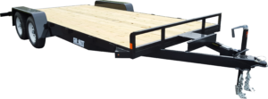 Equipment Trailer Angle Iron Open Car Full Treated Plank Deck