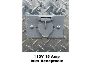 110V 15 Ampe Inlet Receptacle